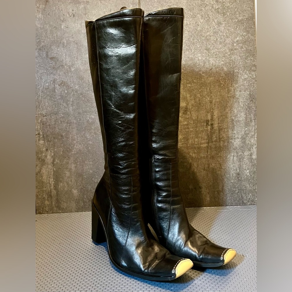 Sebastiano Migliore Knee High Leather Boots, EU 39/US 8.5